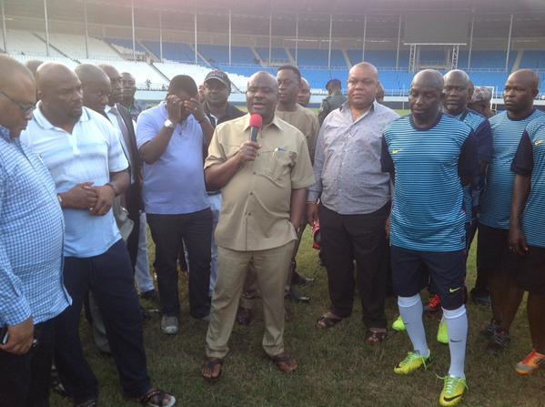 Wike hands $60,000, extended stay to Dream Team
